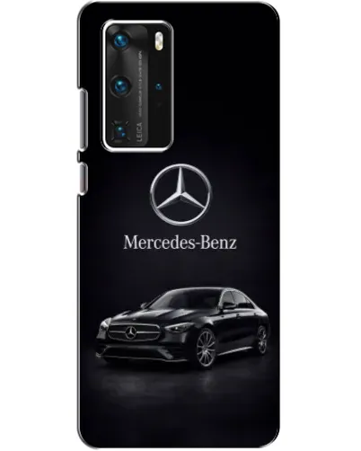 Чехол для Huawei P40 Pro с картинкой «Mercedes — решетка радиатора»