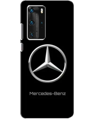 Чехол для Huawei P40 Pro с картинкой «Mercedes Silver Logo»