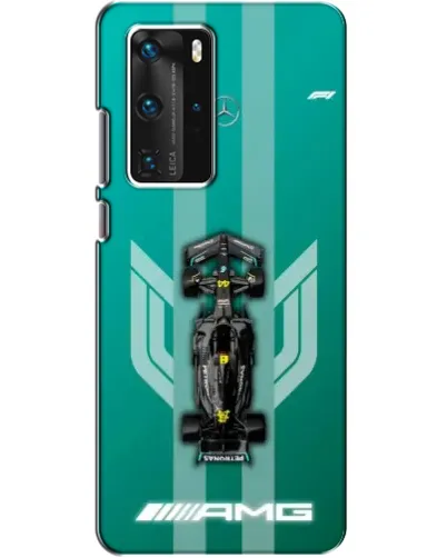Чехол для Huawei P40 Pro с картинкой «Mercedes AMG Petronas»