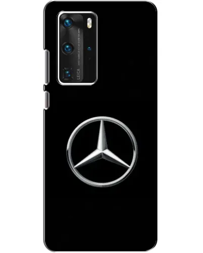 Чехол для Huawei P40 Pro с картинкой «Mercedes классический лого»