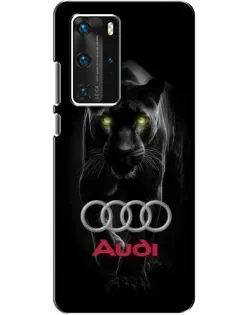 Чехол для Huawei P40 Pro с картинкой «Пантера и Audi» Чехол для Huawei P40 Pro с картинкой «Пантера и Audi»