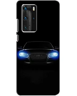 Чехол для Huawei P40 Pro с картинкой «Audi в неоне» Чехол для Huawei P40 Pro с картинкой «Audi в неоне»