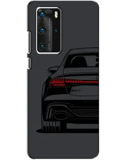Чехол для Huawei P40 Pro с картинкой «Задняя часть Audi — арт» Чехол для Huawei P40 Pro с картинкой «Задняя часть Audi — арт»