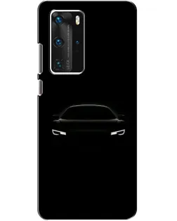 Чехол для Huawei P40 Pro с картинкой «Взгляд Audi в темноте» Чехол для Huawei P40 Pro с картинкой «Взгляд Audi в темноте»
