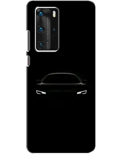 Чехол для Huawei P40 Pro с картинкой «Взгляд Audi в темноте»
