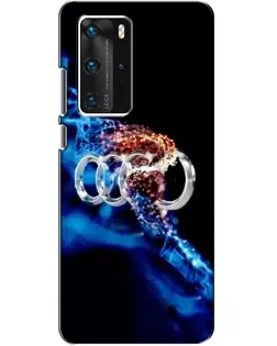 Чехол для Huawei P40 Pro с картинкой «Энергия лого Audi» Чехол для Huawei P40 Pro с картинкой «Энергия лого Audi»