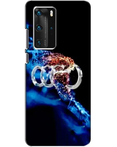 Чехол для Huawei P40 Pro с картинкой «Энергия лого Audi»