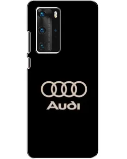Чехол для Huawei P40 Pro с картинкой «Audi — золотой логотип» Чехол для Huawei P40 Pro с картинкой «Audi — золотой логотип»