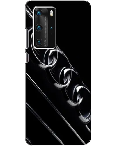 Чехол для Huawei P40 Pro с картинкой «Audi — абстрактные кольца»