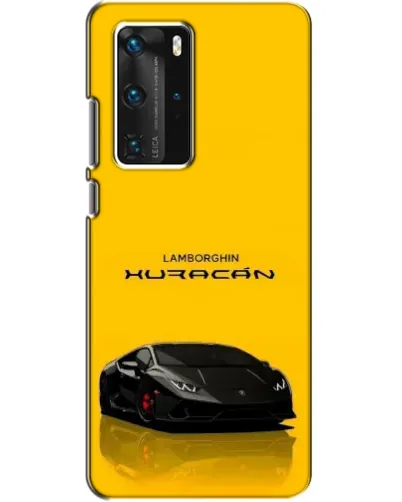 Чехол для Huawei P40 Pro с картинкой «Lamborghini Huracan черный»