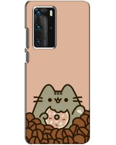 Чехол для Huawei P40 Pro с картинкой «Кофейный Пушин»