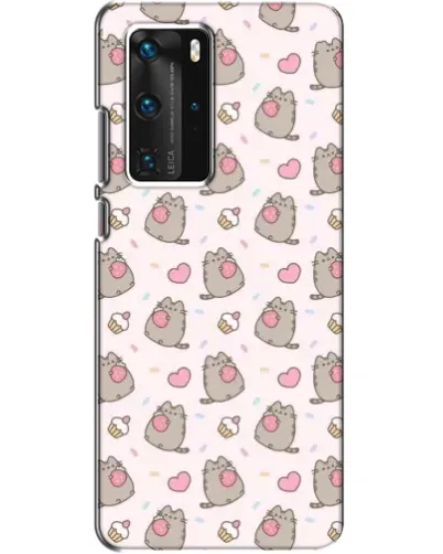 Чехол для Huawei P40 Pro с картинкой «Пушин и сладости»