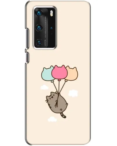 Чехол для Huawei P40 Pro с картинкой «Пушин на шариках»