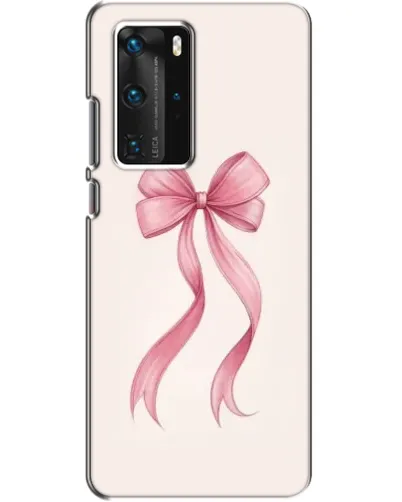 Чехол для Huawei P40 Pro с картинкой «Розовый бант»