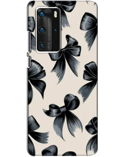 Чехол для Huawei P40 Pro с картинкой «Банты Coquette»