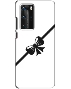 Чехол для Huawei P40 Pro с картинкой «Диагональный бант»