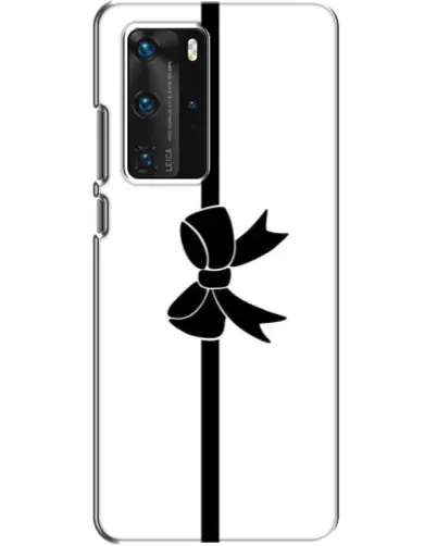 Чехол для Huawei P40 Pro с картинкой «Вертикальный бант»