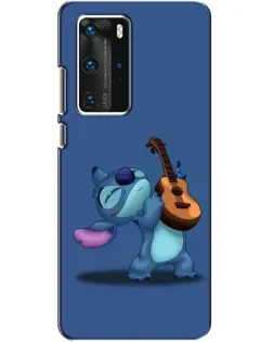 Чехол для Huawei P40 Pro с картинкой «Стич с укулеле»