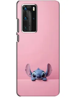 Чехол для Huawei P40 Pro с картинкой «Stitch выглядывает»