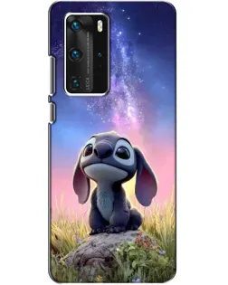 Чехол для Huawei P40 Pro с картинкой «Стич на рассвете»