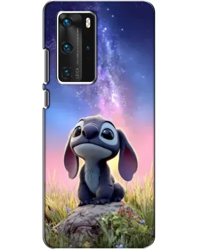 Чехол для Huawei P40 Pro с картинкой «Стич на рассвете»