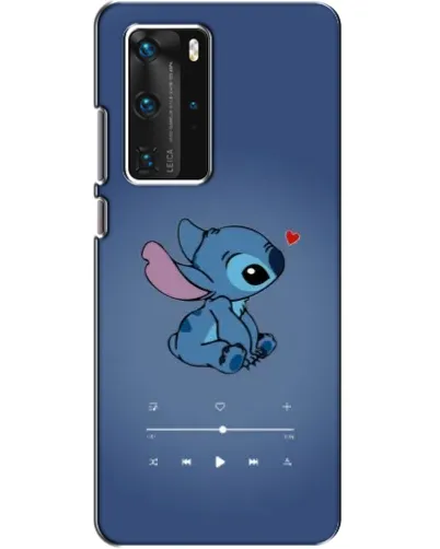 Чехол для Huawei P40 Pro с картинкой «Музыкальный Stitch»