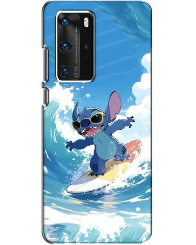 Чехол для Huawei P40 Pro с картинкой «Стич на волне»