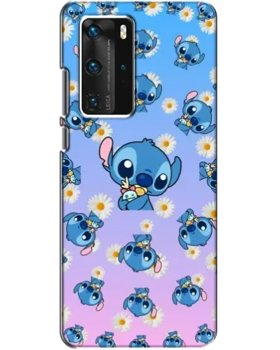 Чехол для Huawei P40 Pro с картинкой «Паттерн со Стичем»