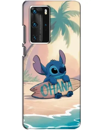 Чехол для Huawei P40 Pro с картинкой «Стич на серфе»