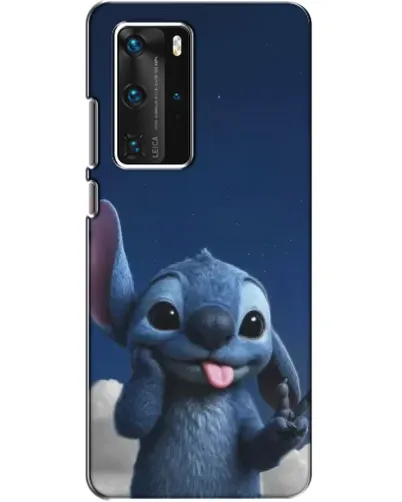 Чехол для Huawei P40 Pro с картинкой «Стич в облаках»