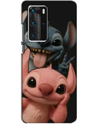 Чехол для Huawei P40 Pro с картинкой «Стич и Ангел»