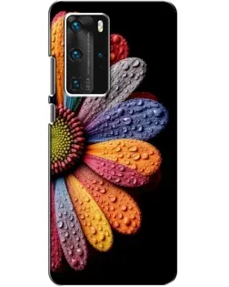 Чохол для Huawei P40 Pro з картинкою «Райдужна квітка»