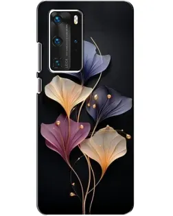 Чохол для Huawei P40 Pro з картинкою «Лілові квіти грації»