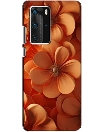 Чехол для Huawei P40 Pro с картинкой «Оранжевый макро цветок» Чехол для Huawei P40 Pro с картинкой «Оранжевый макро цветок»