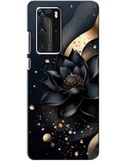 Чохол для Huawei P40 Pro з картинкою «Чорний лотос»