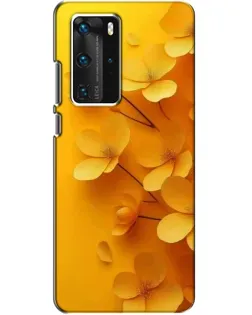 Чохол для Huawei P40 Pro з картинкою «Золоті пелюстки»