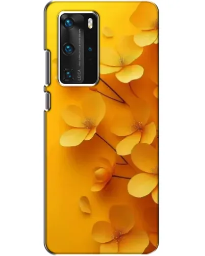 Чехол для Huawei P40 Pro с картинкой «Золотые лепестки» Чехол для Huawei P40 Pro с картинкой «Золотые лепестки»