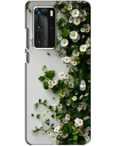Чехол для Huawei P40 Pro с картинкой «Ветка мелких белых цветов» Чехол для Huawei P40 Pro с картинкой «Ветка мелких белых цветов»