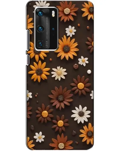 Чехол для Huawei P40 Pro с картинкой «Узор из маленьких подсолнухов» Чехол для Huawei P40 Pro с картинкой «Узор из маленьких подсолнухов»