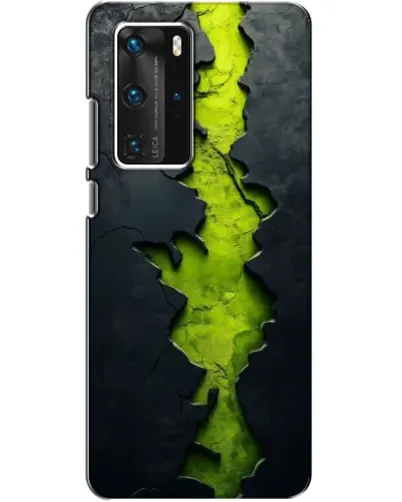 Чехол для Huawei P40 Pro с картинкой «Салатовый разлом скалы» Чехол для Huawei P40 Pro с картинкой «Салатовый разлом скалы»