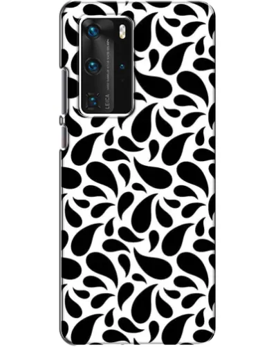 Чехол для Huawei P40 Pro с картинкой «Контрастные черные капли» Чехол для Huawei P40 Pro с картинкой «Контрастные черные капли»