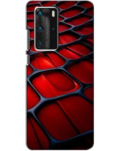 Чехол для Huawei P40 Pro с картинкой «Красная глянцевая сетка» Чехол для Huawei P40 Pro с картинкой «Красная глянцевая сетка»