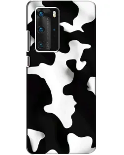 Чехол для Huawei P40 Pro с картинкой «Черно-белое пятно»