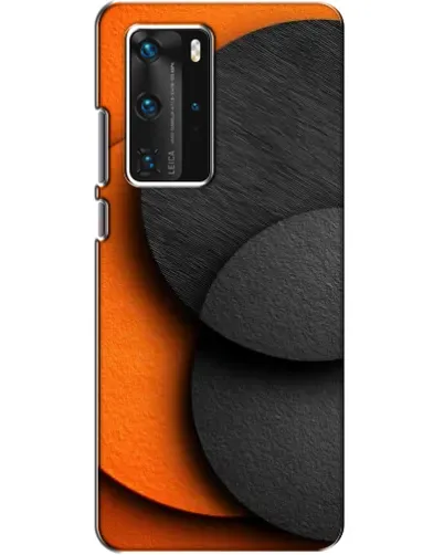 Чехол для Huawei P40 Pro с картинкой «Геометрия оранжевых кругов» Чехол для Huawei P40 Pro с картинкой «Геометрия оранжевых кругов»