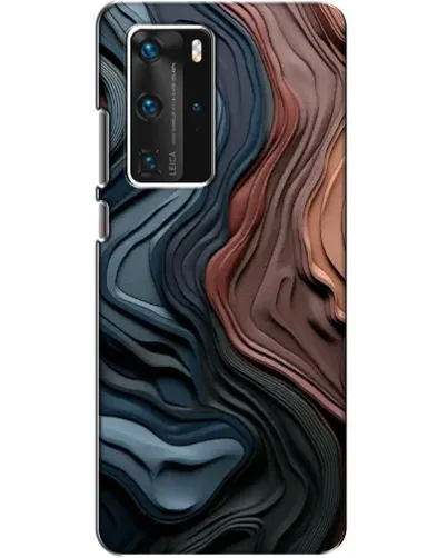 Чехол для Huawei P40 Pro с картинкой «Цветные волны каньона» Чехол для Huawei P40 Pro с картинкой «Цветные волны каньона»