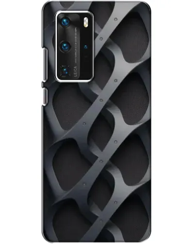 Чехол для Huawei P40 Pro с картинкой «Объемное серое плетение» Чехол для Huawei P40 Pro с картинкой «Объемное серое плетение»