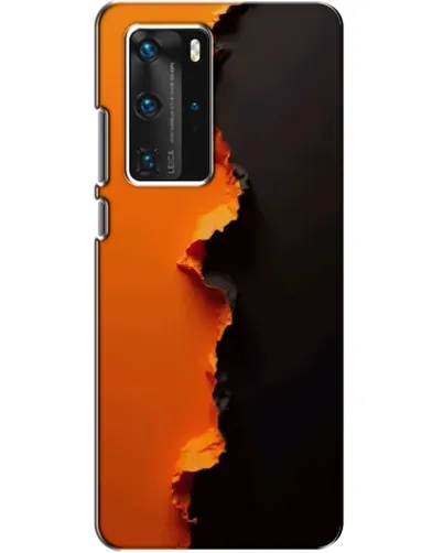 Чехол для Huawei P40 Pro с картинкой «Оранжевый разлом» Чехол для Huawei P40 Pro с картинкой «Оранжевый разлом»