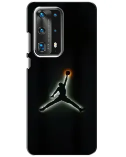 Чехол для Huawei P40 с картинкой «Jordan Gradient Logo»