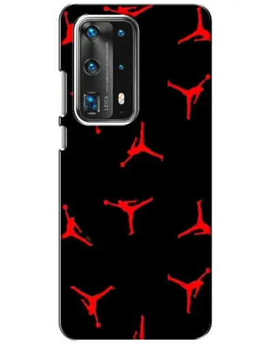 Чехол для Huawei P40 с картинкой «Jordan Red Pattern»