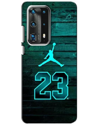 Чехол для Huawei P40 с картинкой «Jordan Cyan 23»